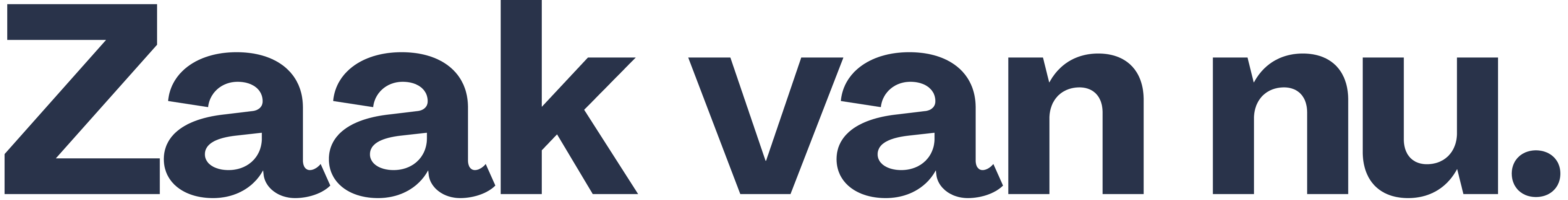 Zaak van nu.